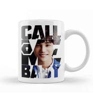 Exo Kai Call Me Baby Typography Kupa Bardak Porselen