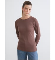 LCW EVERYDAY Bordo Bisiklet Yaka Kadın Body