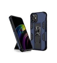 Apple iPhone 12 Uyumlu Kılıf Zore Volve Kapak (Lacivert)