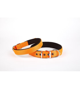 Doggie Softlu Köpek Boyun Tasması 3 cm x 55 cm Turuncu
