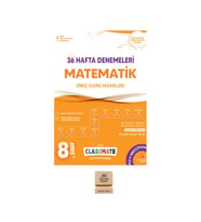 Okyanus LGS 8. Sınıf Classmate Matematik 36 Hafta Deneme + Telefon Standı