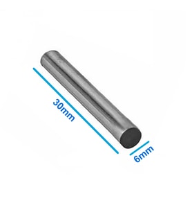 Çelik Sensör Başlığı 6x30mm Kılıf Sıcaklık Isı Sensör Kutusu Metal Tüp Boru D818b20 Ntc Lm35 PT100