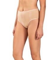 Jiber 652 Kadın Rahat Pamuklu Yüksel Bel Bikini Külot 1 Adet