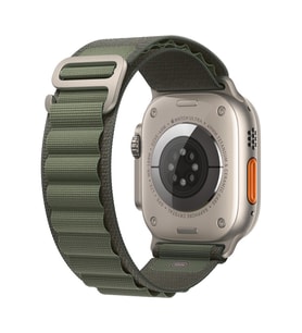 Microsonic Apple Watch Series 9 41mm Kordon Alpine Loop Yeşil (Yeşil)
