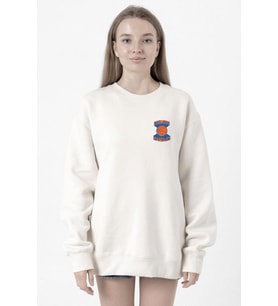 Dubious Handles Logo Beyaz Kadın 2ip Sweatshirt