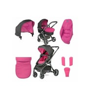 Chicco Urban Bebek Arabası Orjinal Renk Paketi İbiza Pembe (Standart)
