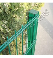 2D DOUBLE PANEL ÇİT YEŞİL Ø6*5*6 MM H=123 CM