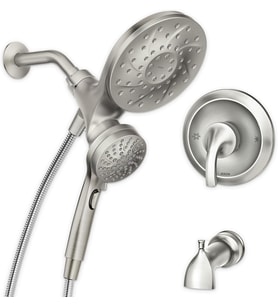 Moen 82304Srn Engage Magnetix Çok İşlevli El Duşu Ve Yağmur Duşu Kombo, Spot Dirençli Fırçalanmış Ni
