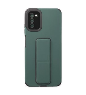 Samsung Galaxy A03s Kılıf Mega Standlı Silikon - Yeşil