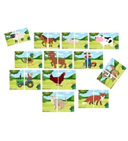 Zeka Kartları Eşleştirme Oyunu Ahşap Hafıza Kartı Oyunu Eğitici Puzzle Oyunları