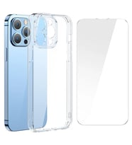 Baseus SuperCeramic Series iPhone 14 Pro 6.1 Koruyucu Cam Kılıf + Full Tempered Ek - GLST8120-947
