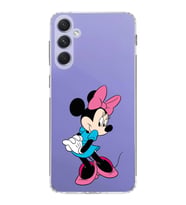 Samsung Galaxy A54  Kamera korumalı Kapak Minnie Mouse Tasarımlı  Şeffaf Kılıf