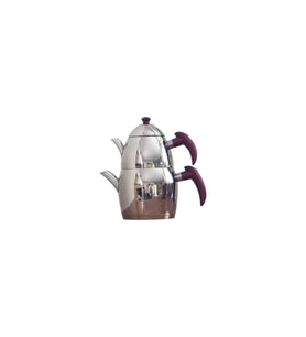 AKDENİZ AKD152 ÇAYDANLIK TAKIMI PRESTİJ AİLE BOY SOFT ŞİRAZ BAKALİT KULP 0210 1502 1,40-2,10L (Gri)