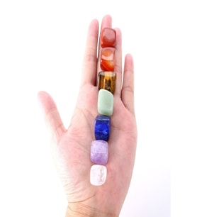 7 Çakra Doğal Taş ( Akik - Jasper - Kaplan Gözü - Lapis - Aventurin - Kristal Kuvars - Ametist )