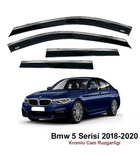 Bmw 5 Seri Kromlu Cam Rüzgarlığı Niken 2018-2022