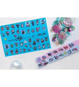 Stiker Arti 25 yılbaşı