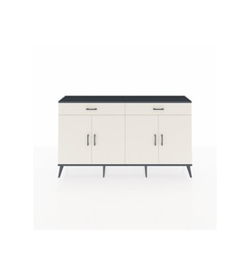 Arges Konsol 4 Raflı 2 Çekmeceli 4 Kapaklı 176x30x99 Antrasit-Aytaşı