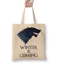 Stark Logo Game of Thrones Bez Çanta Uzun Saplı