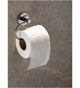 Haus Yapışkanlı Tuvalet Kağıtlığı Wc Kağıtlık Tuvalet Kağıdı Askısı Krom S-107 Kasa - 15 Krom