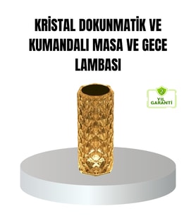 Kristal RGB LED’li Kumandalı Masa ve Gece Lambası – Renkli Işık Modlarıyla Şık Dekoratif Aydınlatma