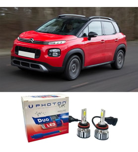 Citroen C3 Aircross Led Xenon Sis Far Ampulü H11 Duo Yeni Seri Beyaz 2017+