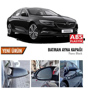Opel İnsignia Yarasa Ayna Kapağı Batman Parlak Siyah Piano Black