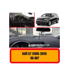 Audi Q7 2005-2015 Ön Gögüs Panel Torpido Koruma Koruyucu Kilifi Halisi Örtüsü