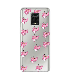 Xiaomi Redmi Note 9S - Redmi Note 9 PRO Uyumlu Pink Panter Tasarımlı Şeffaf Telefon Kılıfı