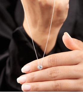 Mode Silver Tektaş gümüş kolye
