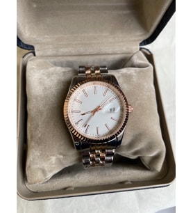 Gümüş Rose Gold Erkek Premium Kol Saati Takvimli Michael Kors Model