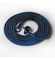 Snake Yılan Model Mavi Erkek Çelik Kolye Zincir Yuvarlak Model