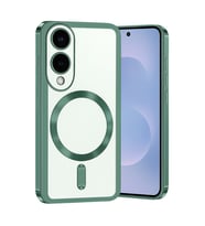 Samsung Galaxy S25 Edge Kross Magneticsafe Kapak - Koyu Yeşil