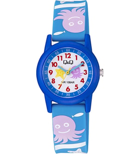 Q&Q Unisex Mavi Renkli Kol Saati - V22A-022VY (Çok Renkli)