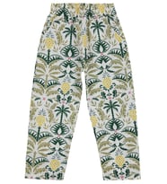 Civil Girls Ananas Desenli 6-9 Yaş Pantolon - Ekru