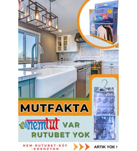 Mutfaklara Özel Gıda Ve Eşyalarınızı Oluşan Nem Rutubet Ve Buharlaşmaya Karşı Koruma Kiti