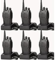 6 adet baofeng BF-999s telsiz seti siyah renk baofeng telsiz 6 adet set baofeng BF-999s el telsizi bf-888s bf-999s zt-v68 Telsiz Walkie Talkie + (KULAKLIK HEDİYELİ)