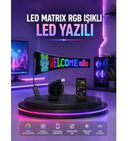 RGB LED Panel Renkli Işık Efektli Dekoratif Aydınlatma