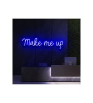 Make Me Up Yazılı Neon Tabela