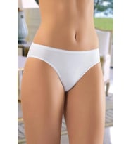 Aydoğan Kadın Pamuklu Likralı Bikini Slip Külot -12 Adet (Beyaz)