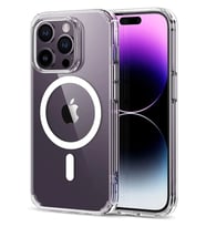 Iphone 14 Pro Max Kılıf Kamera Lens Korumalı Magsafe Destekli Şeffaf Darbe Emici Sert Kapak