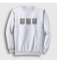 Presmono Unisex Beyaz Van Gone Art Painter Vincent Van Gogh Sweatshirt 303503tt (Beyaz)