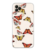 PrintiFy General Mobile GM 22 ile Uyumlu 1mm Slim Fit Water Color 2 Baskılı Şeffaf  Kılıf