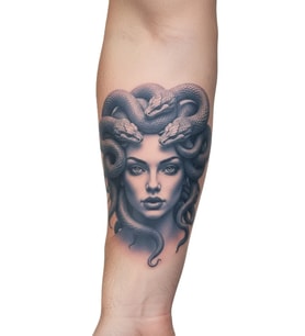 Medusa 1 Ay Kalıcı Geçici Dövme Yapıştırma Dövme