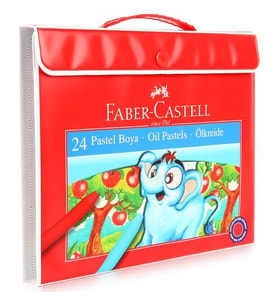 Faber-Castell 24 Renk Çantalı Pastel Boya