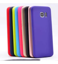 Samsung Galaxy S6 Edge Kılıf Soft Mat Premier Case (SAKS MAVI)