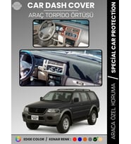 MITSUBISHI MONTERO SPORT (1996-2009) Torpido Örtüsü Ön Göğüs Koruma Torpido Koruma Araca Özel