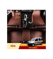 MİREN Fiat Doblo 2006 Uyumlu 5d Havuzlu Suni Deri OTO PASPAS (Kahverengi)