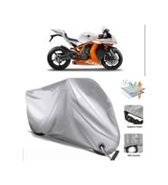 Ktm 1190 Rc8 R  Arka Çanta (bağlantı Tokalı) Uyumlu SolarBlock Prime Motosiklet Brandası Örtüsü (Siyah)