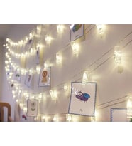 10'lu Led Işıklı Fotoğraf Mandalları