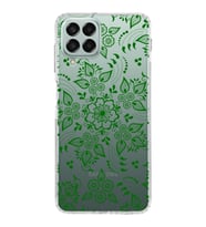 Samsung Galaxy M33 Kapak Nostalji Desen Tasarımlı Şeffaf  Kılıf